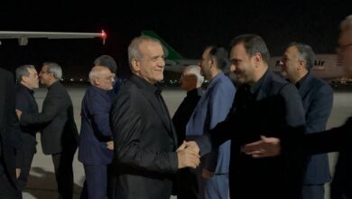 پزشکیان، سفر رئیس‌جمهور، مشهد، تاسوعای حسینی، حرم امام رضا، پاکستان، زیارت، محرم ۱۴۰۵، استقبال استاندار، بازگشت از سفر پاکستان