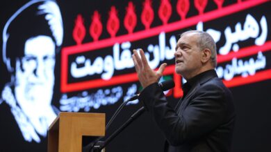 پزشکیان، سفر به عراق، تشییع رهبر شهید، مراسم تشییع، نجف، کربلا، وداع با رهبر شهید، امام خامنه ای، سفر ریاست جمهوری