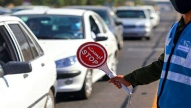 ترافیک سنگین، ورودی‌های پایتخت، مراسم وداع، رهبر شهید، پلیس راهور، حمل‌ونقل عمومی، مصلای امام خمینی، یکشنبه ۱۴ تیر