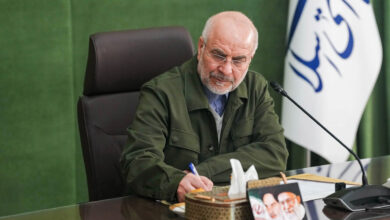 قالیباف، قاتلان قائد امت، شهدای ایران، وعده الهی، انتقام از مستکبران، آزادی قدس، مراسم تشییع، رهبر شهید، مجلس شورای اسلامی، رئیس مجلس